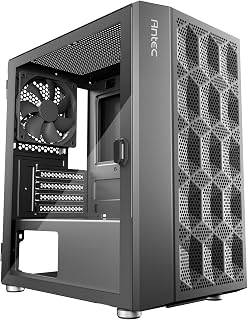Antec NX200M, Micro-ATX Mini Kule Kasası, 120mm Arka Fan Dahil, Mesh Ön Panel, NX Serisi, Siyah