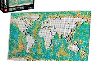 LEGO® Art Dünya Haritası 31203 Yapım Seti; Proje ve Harita Tutkunları için Anlamlı, Koleksiyonluk bir Duvar Resmi (11.695 Parça) — %23 İndirim | Amazon TR Fırsatı