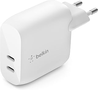 Belkin Çift 20W USB-C PD Duvar Şarj Cihazı 40W
