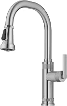 KRAUS Allyn Endüstriyel Pull-Down Tek Saplı Mutfak Bataryası Spot-Free Paslanmaz Çelik, KPF-4102SFS