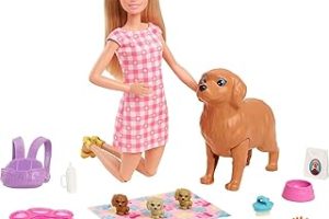 Barbie ve Hayvan Dostları Barbie ve Hayvan Dostları Oyun Seti, köpek, 3 yavru köpek ve aksesuarlar, 3-7 yaş HCK75 — %32 İndirim | Amazon TR Fırsatı