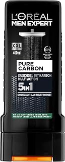 L'Oréal Men Expert Pure Carbon 5'i 1 Arada Duş Jeli ve Şampuan, 400 ml