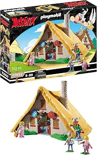 Playmobil Asterix 70932 Majestix Kulübesi, 5 Yaşından Büyük Çocuklar İçin Oyuncak