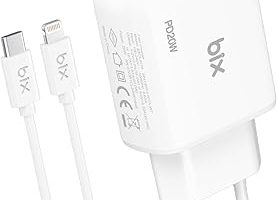 Bix BXCL20TA 20W PD Süper Hızlı Type-C Şarj Cihazı, Type-C’den Lightning’e Kablosuyla iPhone 17 serisi, iPhone 16 serisi, iPhone 15 serisi 14/14 Pro/14 Pro Max, iPad 9 ve Fazlasıyla Uyumlu — %34 İndirim | Amazon TR Fırsatı