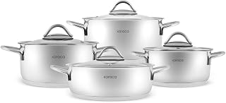 Karaca Sakura Powersteel 8 Parça 316 Çelik Tencere Seti — %20 İndirim | Amazon TR Fırsatı