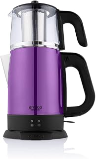 arnica IH33202 Demli Stil Mor Cam Çay Makinesi