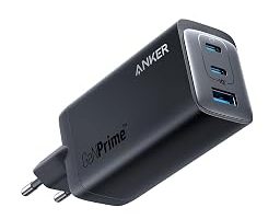 Anker 737 GaNPrime 120W USB-C Hızlı Şarj Cihazı, 3 Bağlantı Noktalı Şarj Adaptörü, Siyah – A2148 — %31 İndirim | Amazon TR Fırsatı