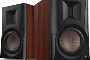 HiVi-Swans D200 5″ Bluetooth Hoparlör Seti – TV/Pikap/PC/Monitör için Aktif Masaüstü Stereo Hoparlörler – 5 inç Yakın Alan Bilgisayar Hoparlörleri 260w RMS – Ahşap Desenli (Çift) — %41 İndirim | Amazon TR Fırsatı