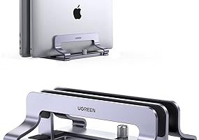 UGREEN Masa için Dikey Dizüstü Bilgisayar Standı Çift Yuvalı Dizüstü Bilgisayar Standı Tutucu Ayarlanabilir Dock Alüminyum Masaüstü Standı MacBook Air Pro, Microsoft Surface Laptop 4, LG Gram 17 ile — %28 İndirim | Amazon TR Fırsatı