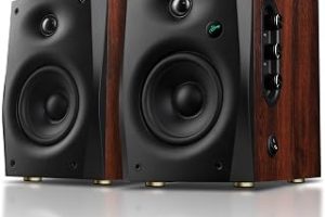 HiVi-Swans D1100 Bilgisayar Hoparlörleri – Bluetooth Kitaplık Hoparlörler Çifti – 4 “Yakın Dosyalanmış Powered Hoparlörler Dahili DSP Masaüstü/PC/Kayıt Çalar/Monitör/Dizüstü Bilgisayar — %40 İndirim | Amazon TR Fırsatı