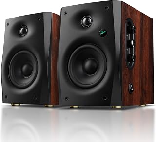 HiVi-Swans D1100 Bilgisayar Hoparlörleri – Bluetooth Kitaplık Hoparlörler Çifti – 4 “Yakın Dosyalanmış Powered Hoparlörler Dahili DSP Masaüstü/PC/Kayıt Çalar/Monitör/Dizüstü Bilgisayar — %40 İndirim | Amazon TR Fırsatı