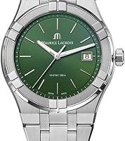 MAURICE LACROIX Men’s Green Aikon Quartz Watch AI1108-SS002-630-1, bileklik — %20 İndirim | Amazon TR Fırsatı