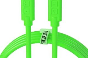 DJ TechTools Chroma Cables USB-C to C – 1mt | Green — %41 İndirim | Amazon TR Fırsatı