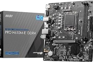 MSI PRO H610M-E DDR4 Intel H610 Soket 1700 DDR4 3200MHz mATX Gaming (Oyuncu) Anakart — %21 İndirim | Amazon TR Fırsatı