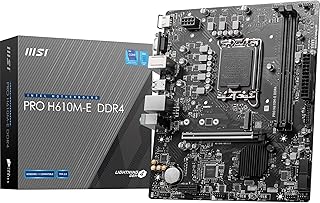 MSI PRO H610M-E DDR4 Intel H610 Soket 1700 DDR4 3200MHz mATX Gaming (Oyuncu) Anakart