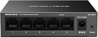Mercusys MS105GS, 5-Port Gigabit Desktop Switch