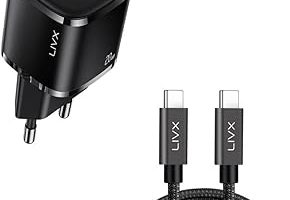 LivX Rapid 20W USB-C Mini PD Hızlı Şarj Cihazı Güç Adaptörü ve 1 metre Hızlı Şarj Ve Data Kablosu L23 – TCT-01 — %21 İndirim | Amazon TR Fırsatı