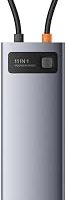Baseus Metal Gleam Serisi 11’i 1 Arada USB-C Hub B00030709811-00, HDMI 4K@60Hz, VGA 1080p@60Hz, 100W PD, Gigabit RJ45, 3 USB 3.0, USB 2.0, SD/TF, 3,5 mm Ses — %29 İndirim | Amazon TR Fırsatı
