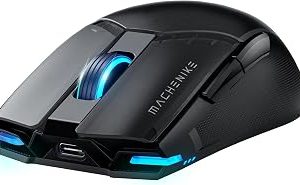 Machenike Şarj Edilebilir Kablosuz Oyun Faresi, 26.000 DPI, PAW3395 Sensör, Ultra Hafif, 6 Programlanabilir Düğme, RGB Aydınlatma, Uzun Pil Ömrü, PC/Mac için Kablosuz Oyun Faresi — %21 İndirim | Amazon TR Fırsatı