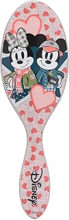 Wet Brush Orijinal Detangler Saç Fırçası, Mickey & Minnie (Disney Love) - Ultra Yumuşak IntelliFlex Kıllar - Dolaşık Açıcı Fırça Dolaşık Açıcı (Islak Kuru ve Hasarlı Saçlar) - Kadınlar ve Erkekler