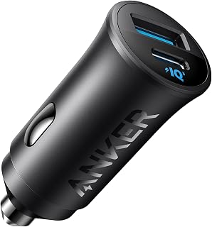Anker USB-C Araç Şarj Cihazı, 30W, 2 Bağlantı Noktalı, PowerIQ 3.0, Siyah - A2741