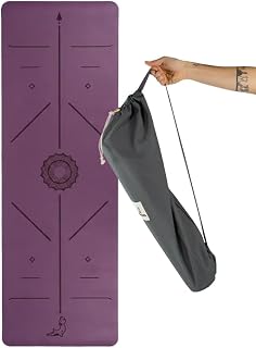Focus Serisi Mor 4.1 mm Doğal Kauçuk Kaydırmaz Yoga Matı — %20 İndirim | Amazon TR Fırsatı