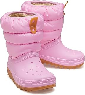 Crocs 207684 Classic Neo Puff Boot T Pembe Çocuk Bot