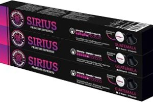 Sirius Premium Single Orijin Kapsül Kahve Guatemala (Nespresso Uyumlu) 3lü Set (30 Kapsül) — %30 İndirim | Amazon TR Fırsatı