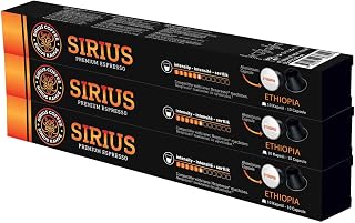 Sirius Premium Single Orijin Kapsül Kahve Ethiopia (Nespresso Uyumlu) 3lü Set (30 Kapsül)