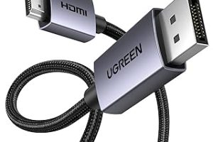 UGREEN 4K 1080P@120Hz Displayport 1.2 to HDMI 1.4 Örgülü Kablo, 3m, 35843 — %22 İndirim | Amazon TR Fırsatı