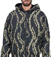 VERSACE JEANS COUTURE Erkek Mont, Siyah/Altın, 50 Beden — %51 İndirim | Amazon TR Fırsatı