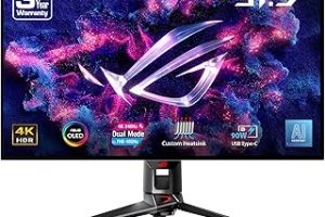 ASUS ROG Swift OLED PG32UCDP 32 inç oyun monitörü (31,5 inç görünür alan), çift mod (4K 240 Hz; FHD 480 Hz), 0,03 ms (GTG), G-SYNC, özel soğutucu, OLED Care — %28 İndirim | Amazon TR Fırsatı