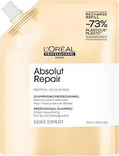 L'Oréal Professionnel Paris Serie Expert Absolut Repair Yıpranmış Saçlar için Onarıcı Refill Şampuan 500ml