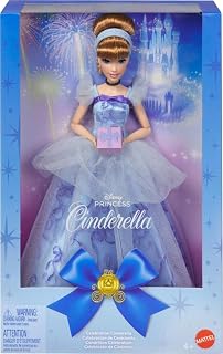 Mattel Disney Prenses Külkedisi Doğum Günü Koleksiyonluk Moda Bebek, Disney Filminden Esinlenmiştir, Çocuklar ve Koleksiyonerler için Özel Gün Hediyeleri