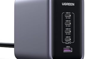UGREEN Nexode 300W GaN 5 Portlu Hızlı Şarj Cihazı İstasyonu, 4xUSB-C, 1xUSB-A, Gri, 90903B — %24 İndirim | Amazon TR Fırsatı