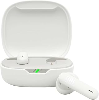 JBL Wave Flex 2, kablosuz Bluetooth kulak içi kulaklık, 40 saat oynatma süresi, JBL Pure Bass ses, akıllı ortam teknolojisi, IP54 su ve toz korumalı, çok noktalı bağlantı, beyaz