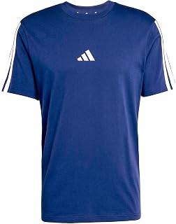 adidas Essentials Tek Jarse 3 çizgili Tişört Tişört erkekler