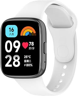 CONSTRAIN Xiaomi Redmi Watch 3 Active ile Uyumlu Klasik Zore Kordon – Beyaz