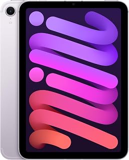 Apple iPad mini, A17 Pro çip ile: 8.3 inç Liquid Retina Ekran,512 GB, Wi-Fi 6E + hücresel bağlantı, 12 MP Ön Kamera/12 MP Arka Kamera, Touch ID, Tüm Gün Süren Pil Ömrü — Mor