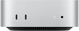 Apple Mac mini Masaüstü Bilgisayar M4 çip, 10 çekirdekli CPU ve 10 çekirdekli GPU’ya sahip: 16GB Birleşik Bellek, 256GB SSD Depolama, Gigabit Ethernet. iPhone ve iPad ile uyumlu