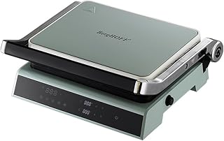 BergHOFF Gem Retro Dijital Izgara & Tost Makinesi – 2000 W, 290×212 mm, LCD Dokunmatik Kontrol | Mint Yeşil — %42 İndirim | Amazon TR Fırsatı