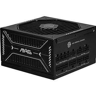MAG PSU A1000GLS PCIE5 1000W 80+ GOLD ATX 3.1 12V-2X6 POWER SUPPLY
