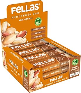 Fellas Yer Fıstıklı Kuruyemiş Bar 30 gr x 12 Adet