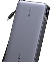 UGREEN Nexode Power Bank 25000mAh 165W 2 entegre USB-C kablosu ile — %38 İndirim | Amazon TR Fırsatı
