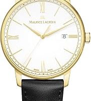MAURICE LACROIX Eliros Date 40mm Quartz Saat, Tek beden, Gümüş, Erkek — %20 İndirim | Amazon TR Fırsatı