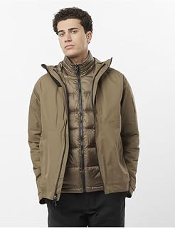 Salomon LC2353100 Patroller 3IN1 Down JKT M Shitake Erkek Outdoor Ceket Kahverengi M