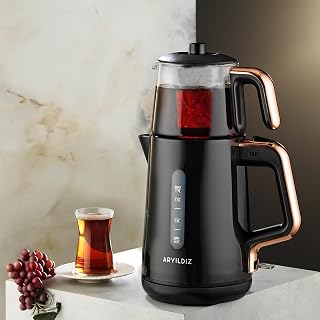 Aryıldız Tea Perfect Çay Makinesi Siyah Bakır — %23 İndirim | Amazon TR Fırsatı