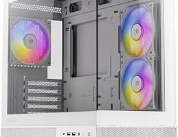 Antec Mini CX500M ARGB Beyaz Micro-ATX Mini-ITX Bilgisayar Kasası, Temperli Cam, ARGB Fanlı — %24 İndirim | Amazon TR Fırsatı