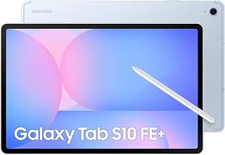 Samsung Galaxy Tab S10 FE+, Wi-Fi Android Tablet, 8GB RAM, 128GB Depolama, 13.1 İnç, 90Hz Ekran, S Pen Dahil, IP68, 10090mAh Batarya, Mavi (Samsung Türkiye Garantili)