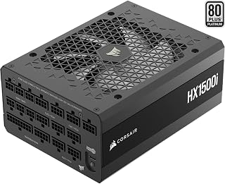 CORSAIR HXi Serisi (2025), HX1500i, 1500 Watt, 80+ Platinum, Tam Modular Güç Kaynağı (CP-9020309-EU)